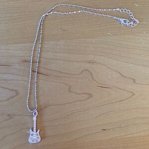Guitar Pendant Necklace
